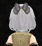 Black Heart Hair Bow