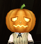 Gloomy Pumpkin Head