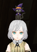 Witch Cat on the Head